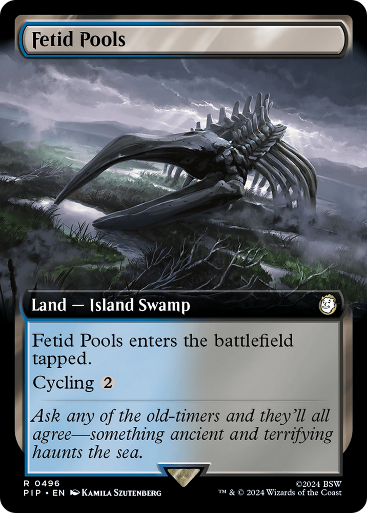Fetid Pools (Extended Art) [Fallout] Magic: The Gathering