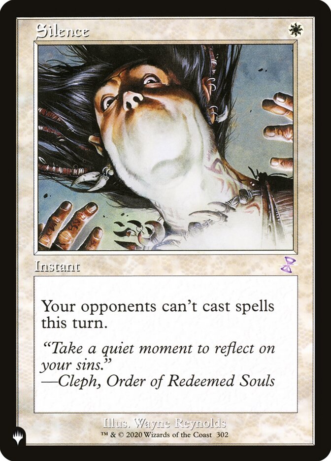 Silence [The List] Magic: The Gathering