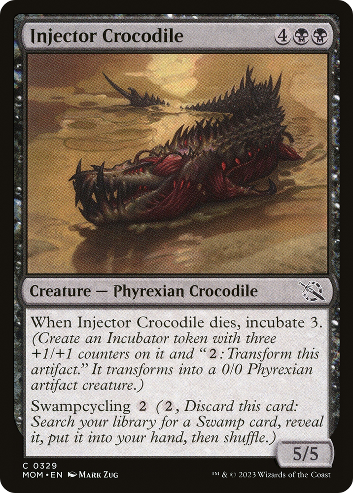 Injector Crocodile [March of the Machine] Magic: The Gathering