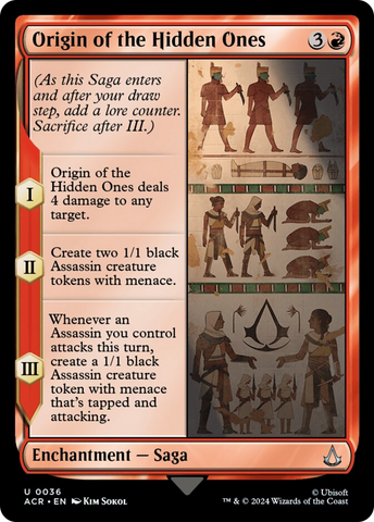 Origin of the Hidden Ones [Assassin's Creed] Magic: The Gathering
