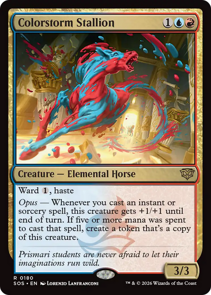 Colorstorm Stallion [Secrets of Strixhaven] Magic: The Gathering