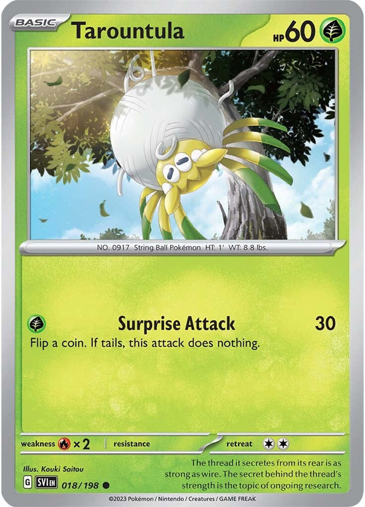 Tarountula (018/198) [Scarlet & Violet: Base Set] Pokémon