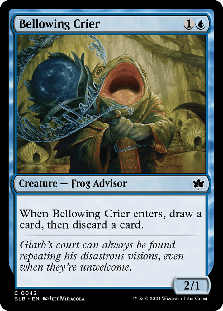 Bellowing Crier [Bloomburrow] Magic: The Gathering