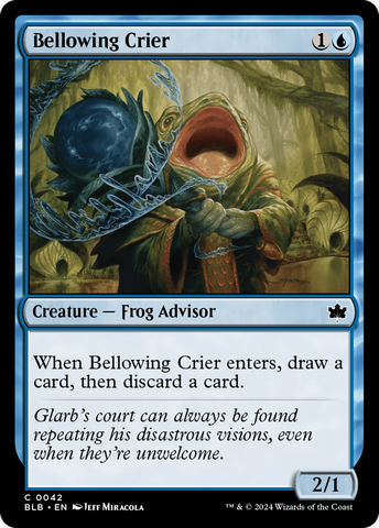 Bellowing Crier [Bloomburrow] Magic: The Gathering