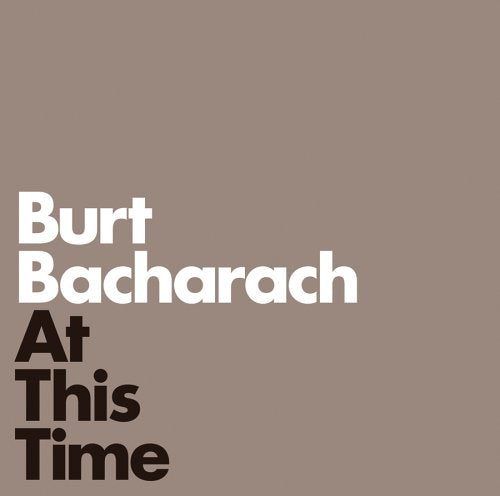 At This Time [Audio CD] Burt Bacharach CD
