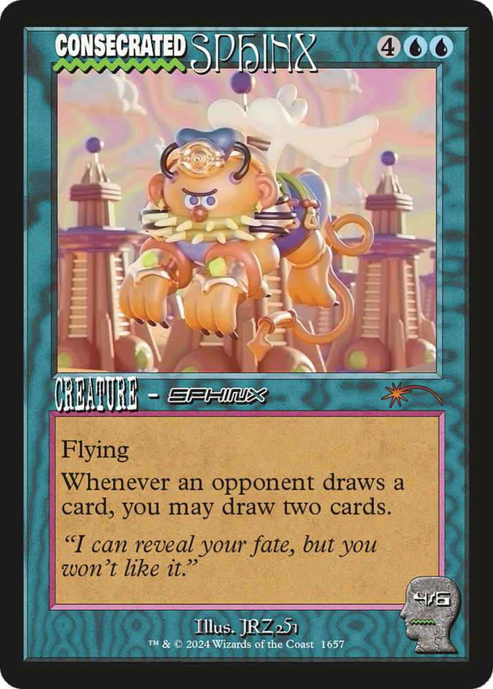 Consecrated Sphinx (1657) (Rainbow Foil) [Secret Lair Drop Series] Magic: The Gathering