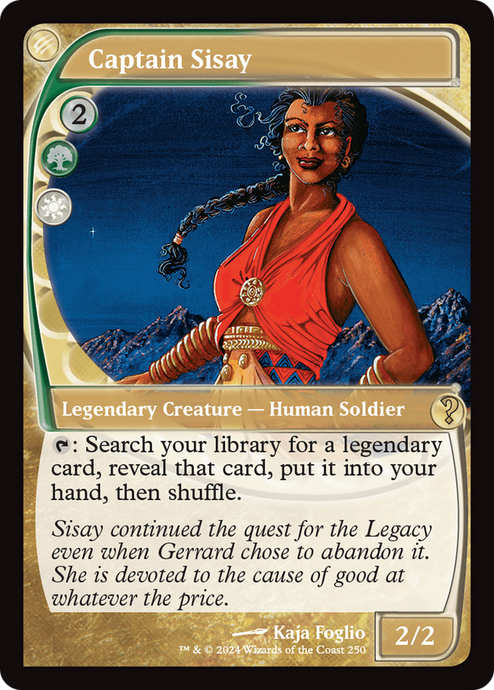 Captain Sisay (Future Sight) [Mystery Booster 2] Magic: The Gathering