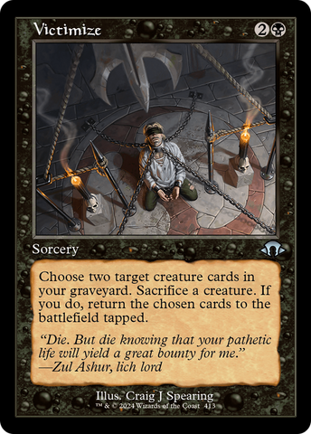 Victimize (Retro) [Modern Horizons 3] Magic: The Gathering