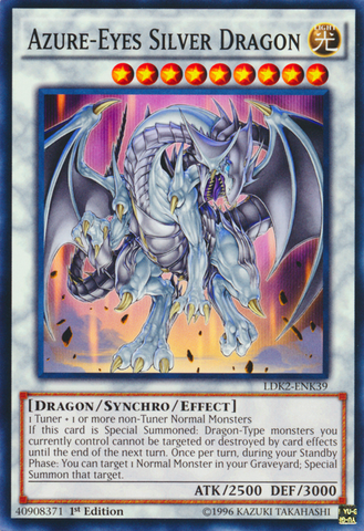 Azure-Eyes Silver Dragon [LDK2-ENK39] Common Yu-Gi-Oh!