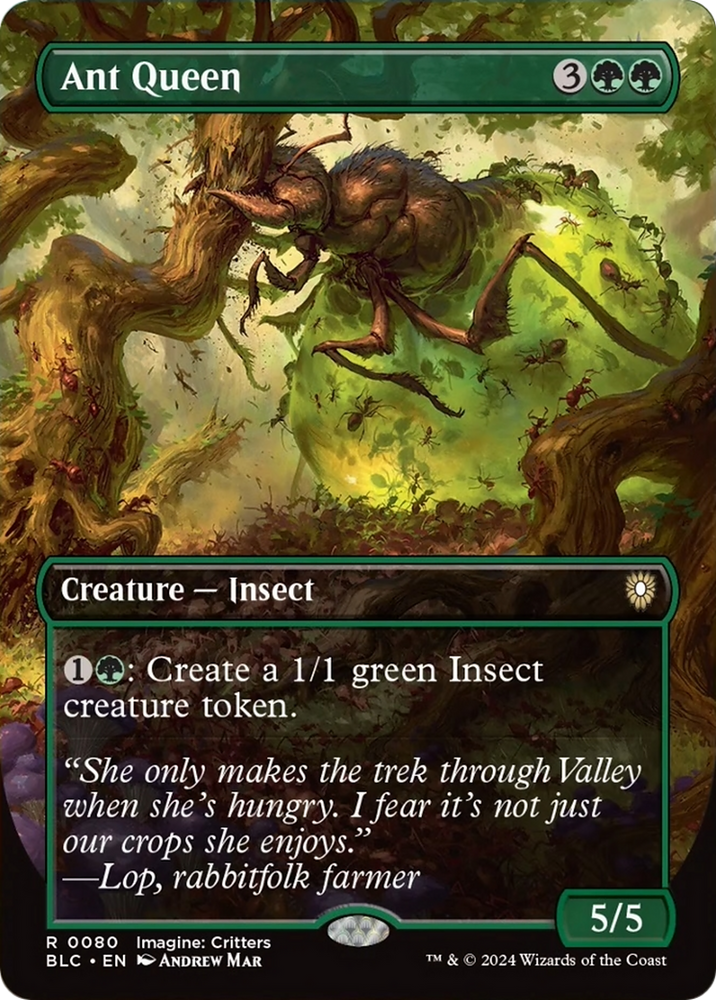 Ant Queen (Borderless) [Bloomburrow Commander] Magic: The Gathering