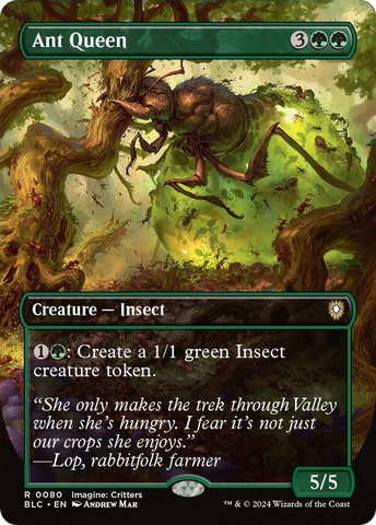 Ant Queen (Borderless) [Bloomburrow Commander] Magic: The Gathering