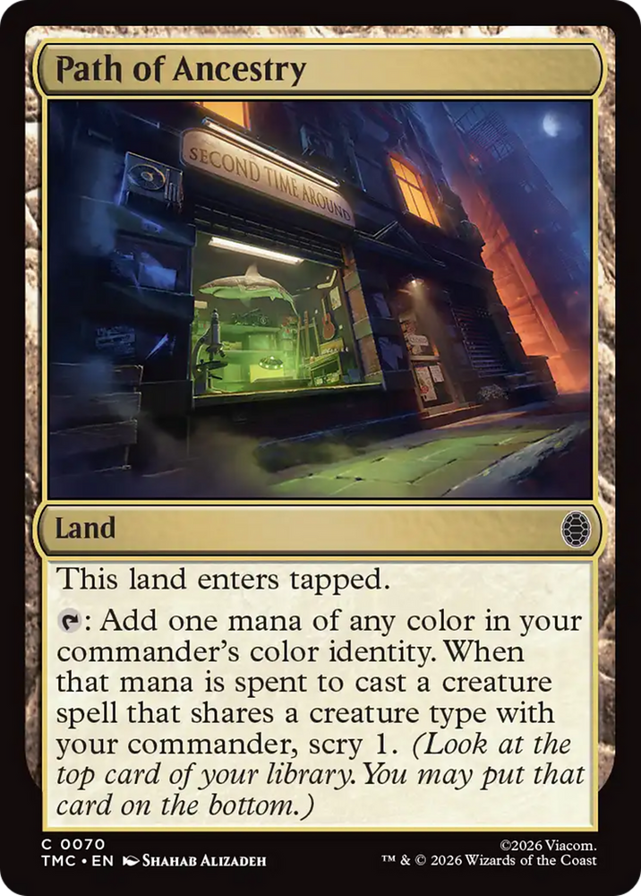Path of Ancestry [Teenage Mutant Ninja Turtles Commander] Magic: The Gathering