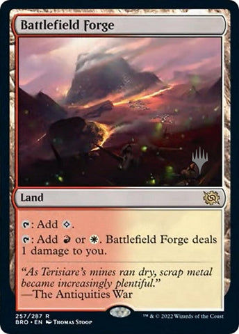 Battlefield Forge (Promo Pack) [The Brothers' War Promos] Magic: The Gathering