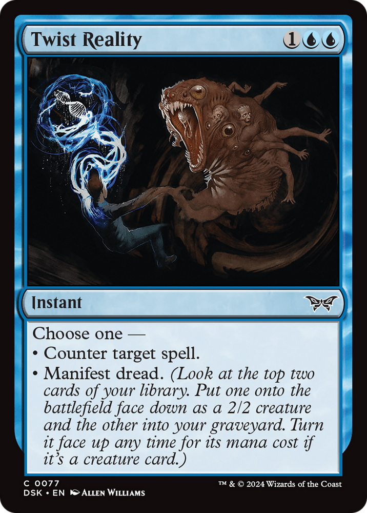 Twist Reality [Duskmourn: House of Horror] Magic: The Gathering