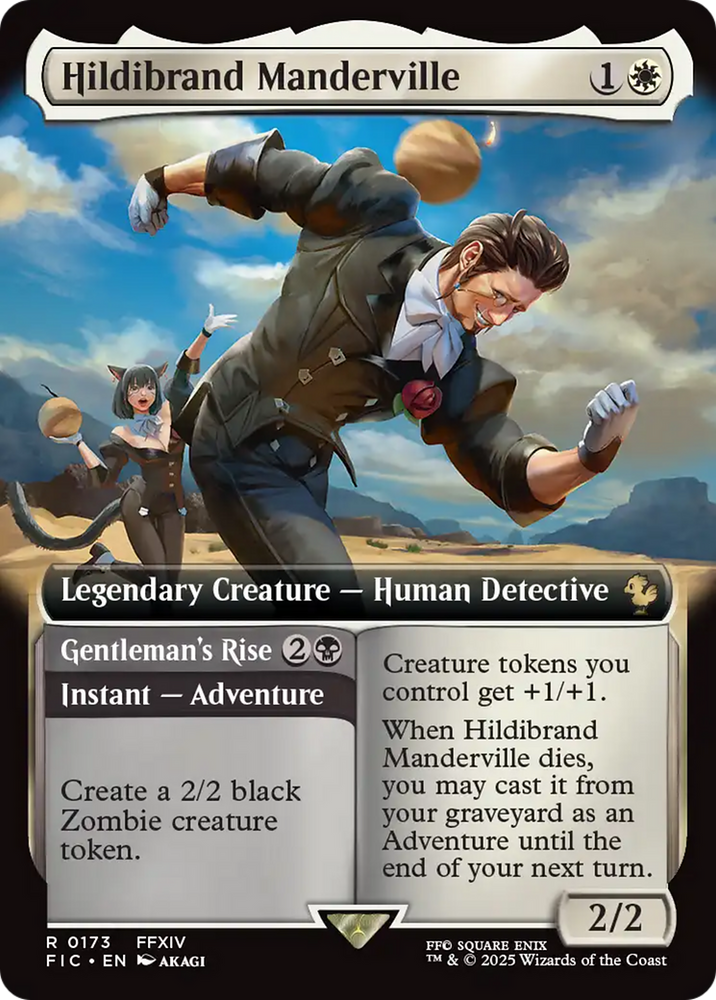 Hildibrand Manderville // Gentleman's Rise (Extended Art) [FINAL FANTASY Commander] Magic: The Gathering