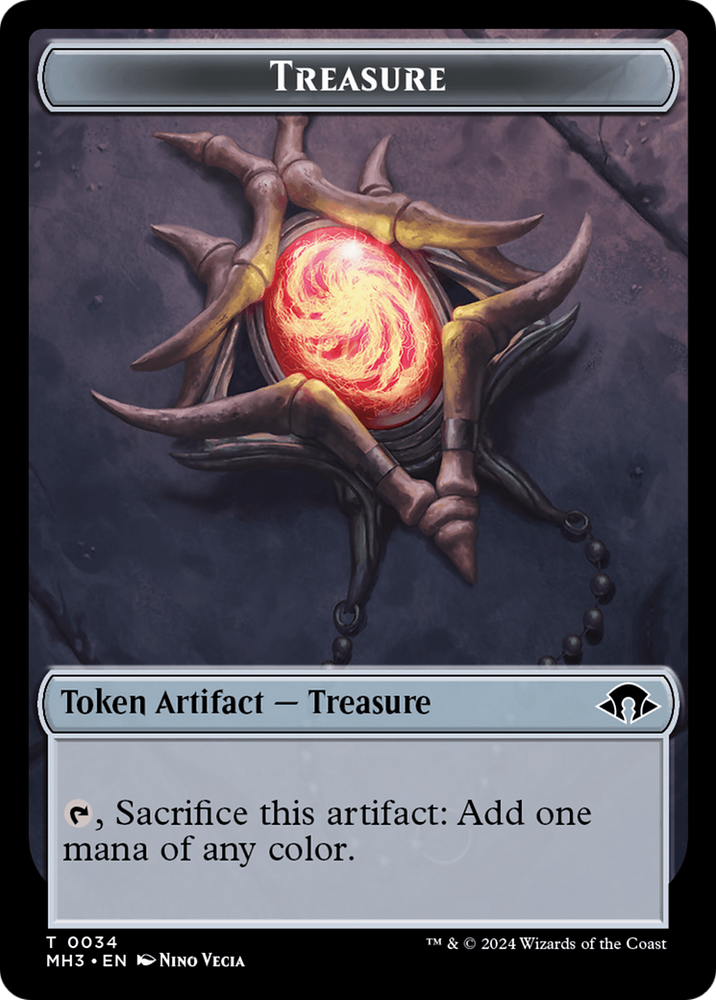 Phyrexian Germ // Treasure Double-Sided Token [Modern Horizons 3 Tokens] Magic: The Gathering