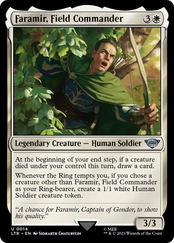Faramir, Field Commander [The Lord of the Rings: Tales of Middle-Earth] Magic: The Gathering