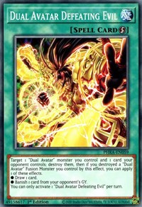 Dual Avatar Defeating Evil [PHRA-EN059] Common Yu-Gi-Oh!