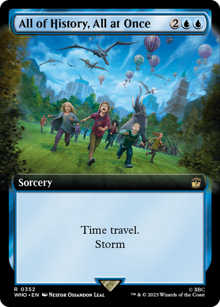 All of History, All at Once (Extended Art) [Doctor Who] Magic: The Gathering