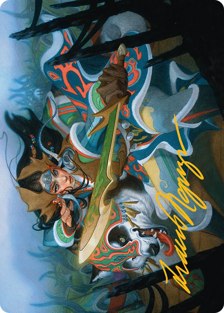 Eshki Dragonclaw Art Card (23/54) [Tarkir: Dragonstorm Art Series] Magic: The Gathering