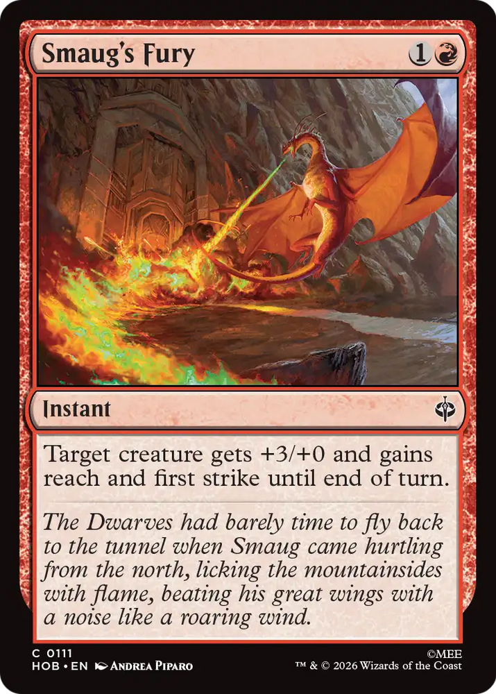 Smaug's Fury [The Hobbit] Magic: The Gathering
