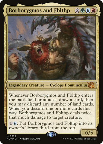 Borborygmos and Fblthp (Promo Pack) [March of the Machine Promos] Magic: The Gathering