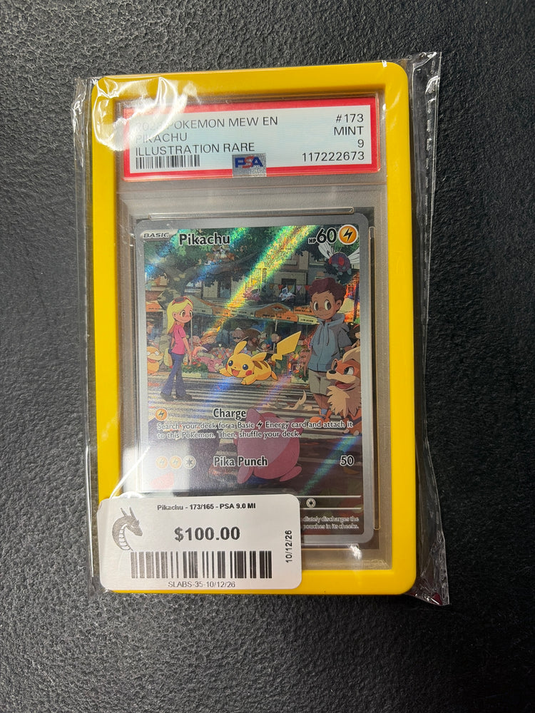 Pikachu - 173/165 - PSA 9.0 MINT -  (Illustration Rare) Pokemon