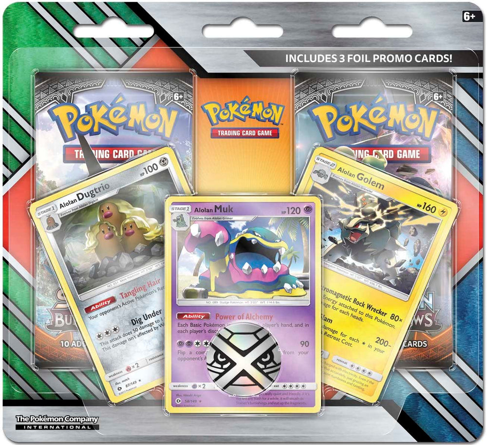 Enhanced - 2-Pack Blister (Alolan Dugtrio, Alolan Muk, & Alolan Golem) Pokémon
