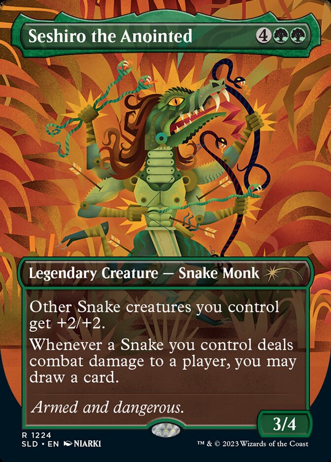 Seshiro the Anointed (Borderless) [Secret Lair Drop Series] Magic: The Gathering