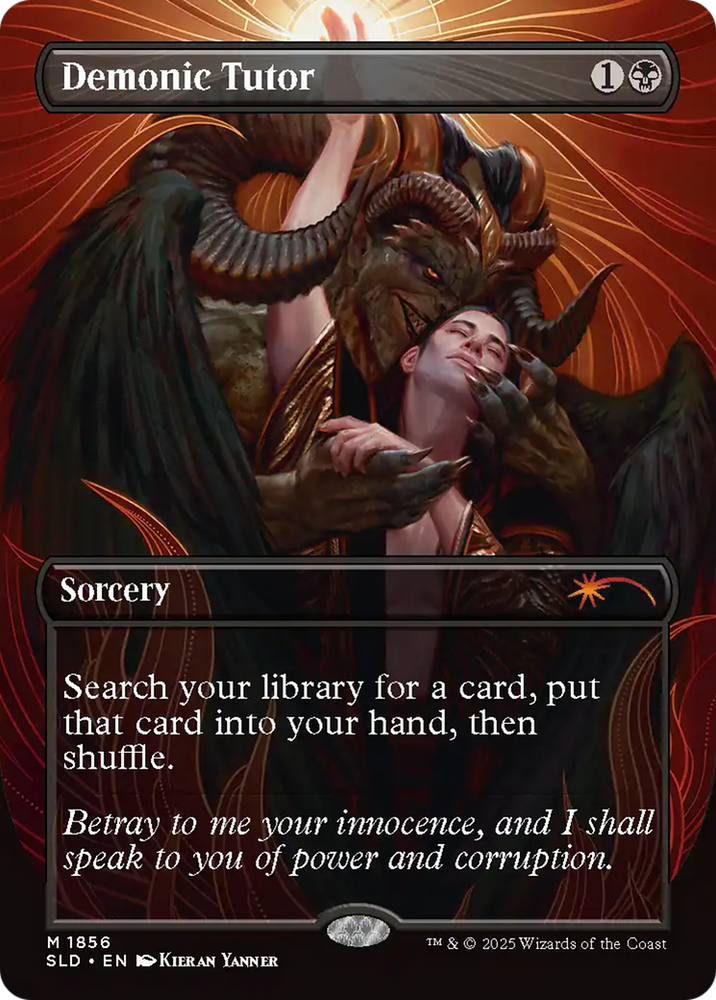 Demonic Tutor [Secret Lair Drop Series] Magic: The Gathering