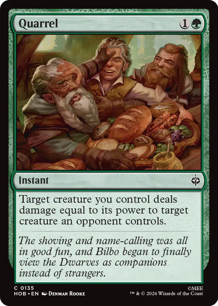 Quarrel [The Hobbit] Magic: The Gathering