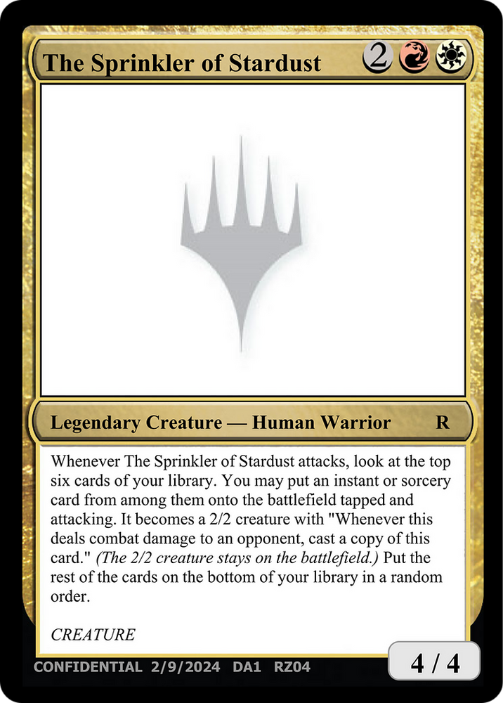 The Sprinkler of Stardust [Unknown Event] Magic: The Gathering
