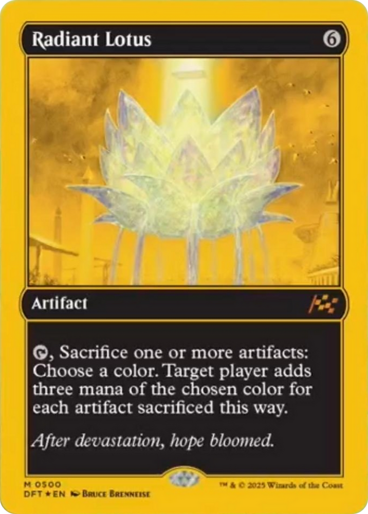 Radiant Lotus (First-Place Foil) [Aetherdrift] Magic: The Gathering