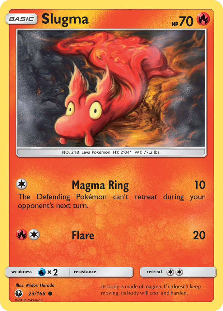 Slugma (23/168) [Sun & Moon: Celestial Storm] Pokémon