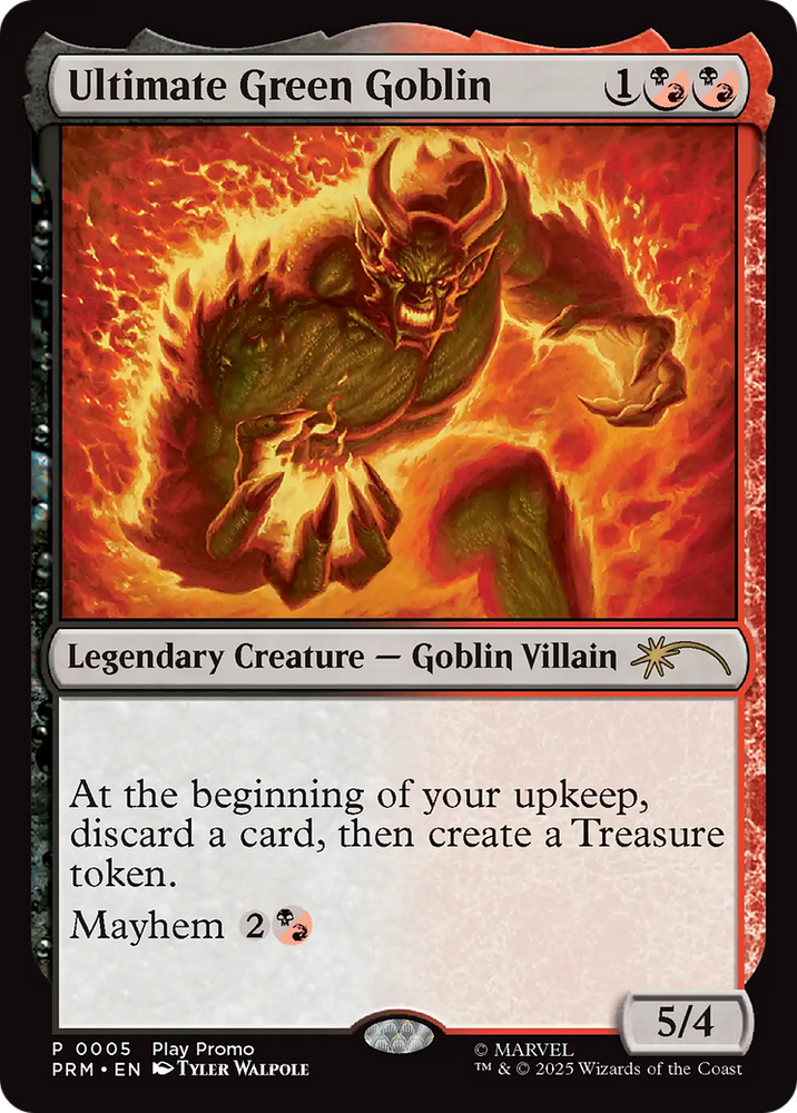 Ultimate Green Goblin [Wizards Play Network 2025] Magic: The Gathering