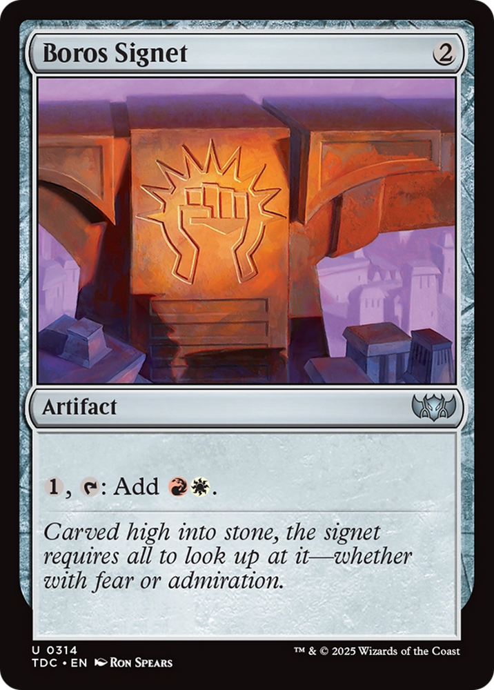 Boros Signet [Tarkir: Dragonstorm Commander] Magic: The Gathering