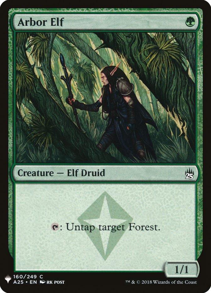 Arbor Elf [Mystery Booster] Magic: The Gathering