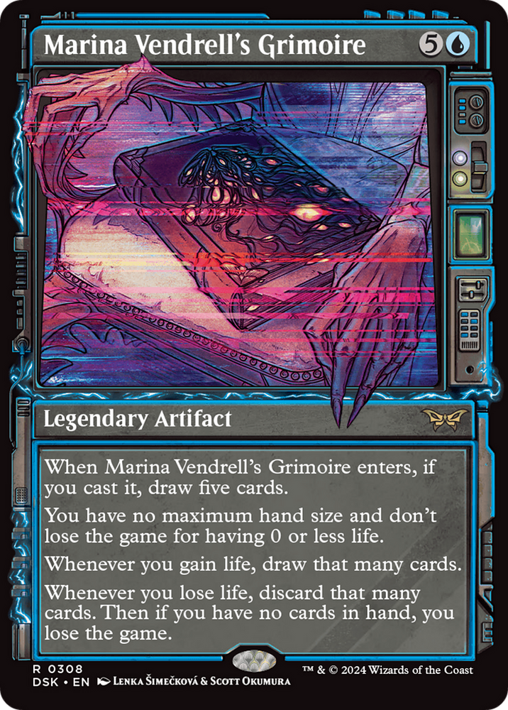 Marina Vendrell's Grimoire (Showcase) [Duskmourn: House of Horror] Magic: The Gathering