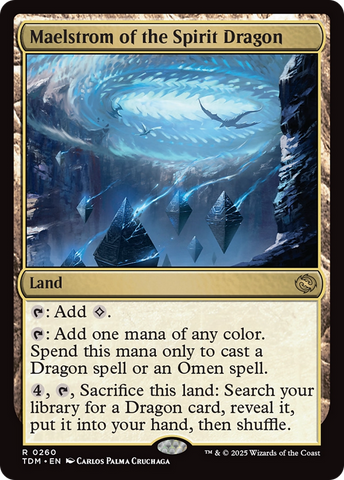 Maelstrom of the Spirit Dragon [Tarkir: Dragonstorm] Magic: The Gathering