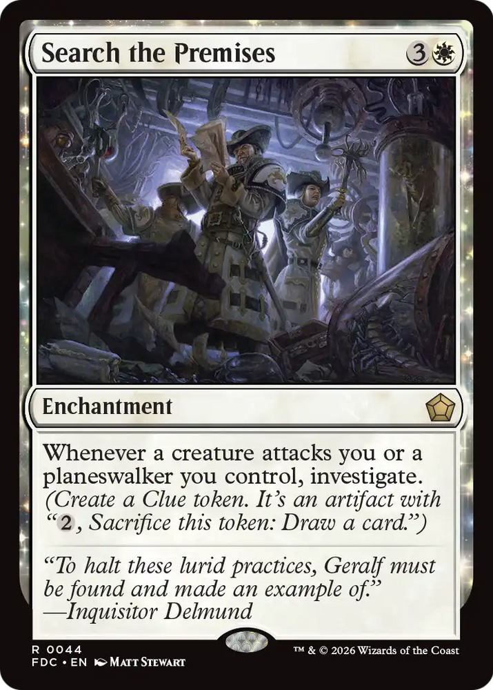 Search the Premises [Foundations Commander] Magic: The Gathering