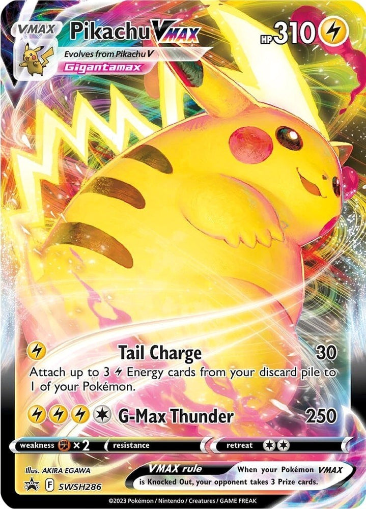 Pikachu VMAX (SWSH286) (Jumbo Card) [Sword & Shield: Black Star Promos] Pokémon