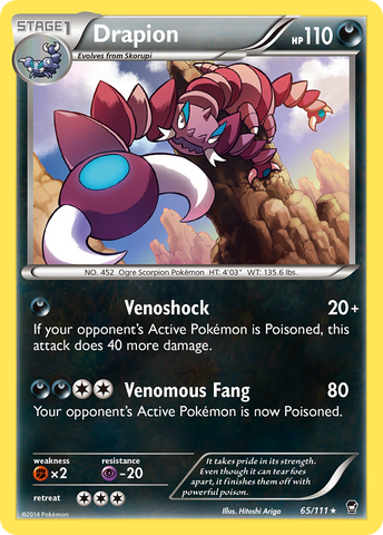 Drapion (65/111) [XY: Furious Fists] Pokémon