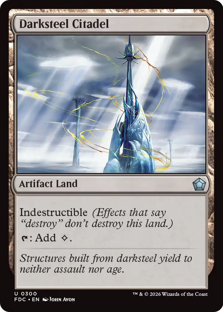 Darksteel Citadel [Foundations Commander] Magic: The Gathering