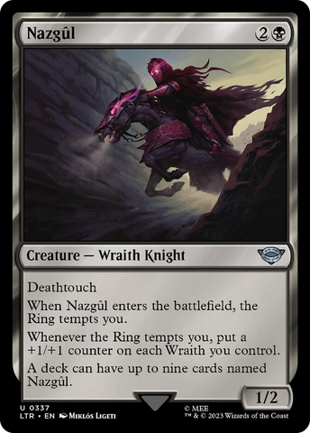 Nazgul (337) [The Lord of the Rings: Tales of Middle-Earth] Magic: The Gathering