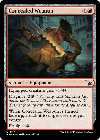 Concealed Weapon [Murders at Karlov Manor] Magic: The Gathering