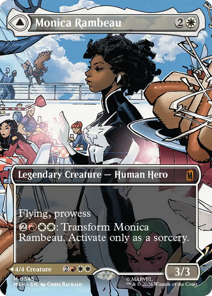 Monica Rambeau (Borderless) (0345) [Marvel Super Heroes] Magic: The Gathering