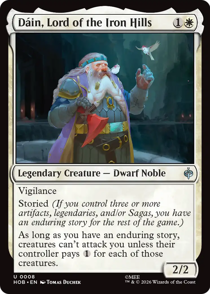 Dain, Lord of the Iron Hills [The Hobbit] Magic: The Gathering