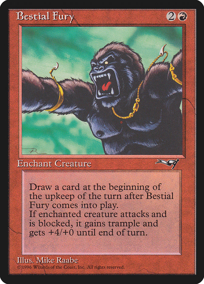 Bestial Fury (Looking Left) [Alliances] Magic: The Gathering