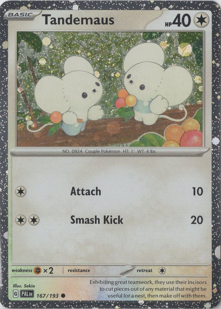 Tandemaus (167/193) (Cosmos Foil) [Scarlet & Violet: Paldea Evolved] Pokémon