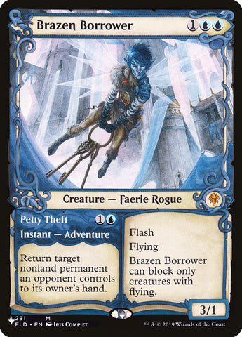 Brazen Borrower // Petty Theft [The List] Magic: The Gathering